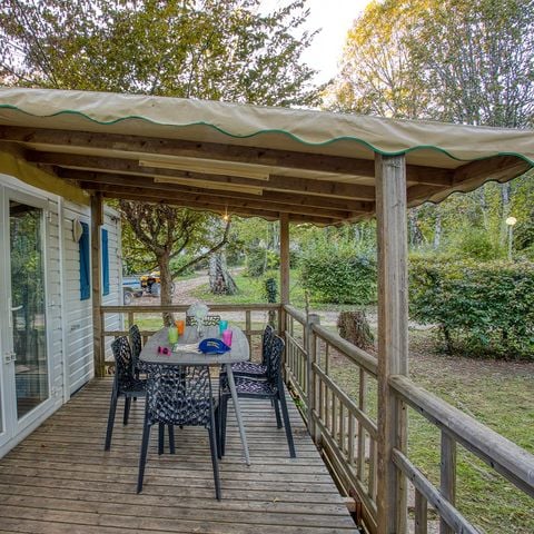 Mobile home 6 persons - MOBIL HOME BERMUDES PLUS (3 bedrooms, TV, dishwasher)