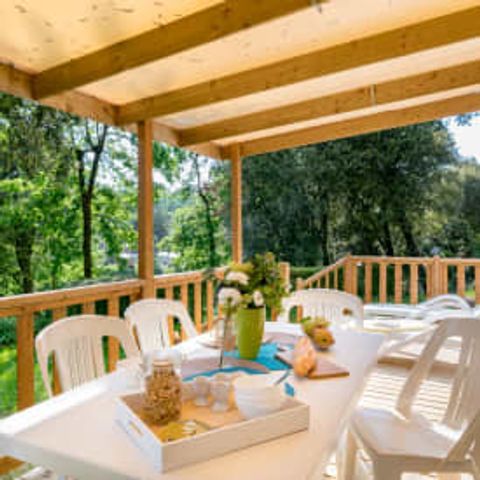 Mobile home 6 persons - Cottage Perigord 6p 3ch clim Premium