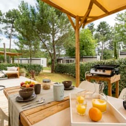 Stacaravan 4 personen - Huisje KEYWEST 4P 2bed 2bad airco Premium