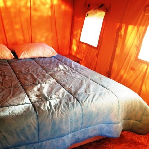 Tent van canvas en hout 4 personen - Safaritent 35m