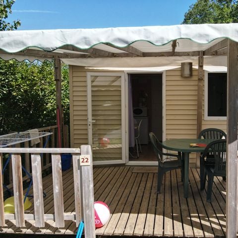 MOBILHOME 4 personas - 21 m²: Un modelo pequeño y confortable.