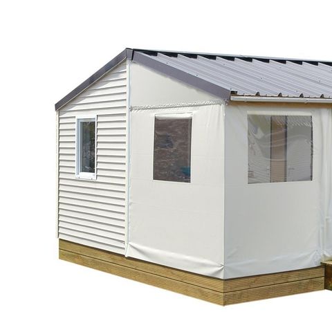 Canvas bungalow 5 persons - Tit'Home: The perfect compromise between a tent and a mobile home