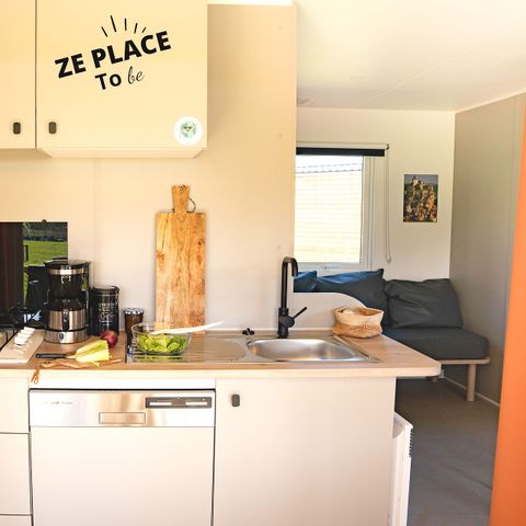 Mobile home 4 persons - Mobil-home Select LV Clim Plancha Wifi - 2 bedrooms - 4 pers