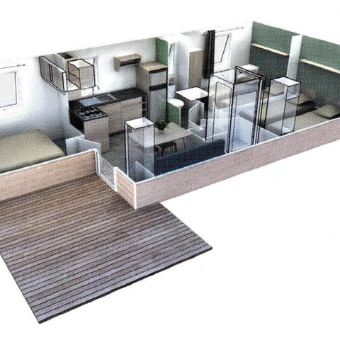 CASA MOBILE 6 persone - Albicocca 43