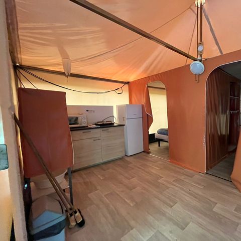 BUNGALOW DE LONA 6 personas - Bungalow de lona CYRUS - Sin instalaciones sanitarias