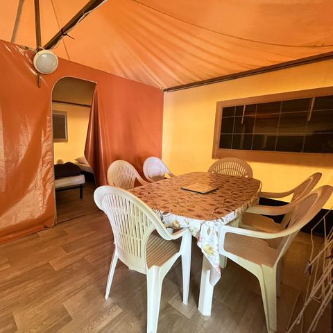 BUNGALOW DE LONA 6 personas - Bungalow de lona CYRUS - Sin instalaciones sanitarias