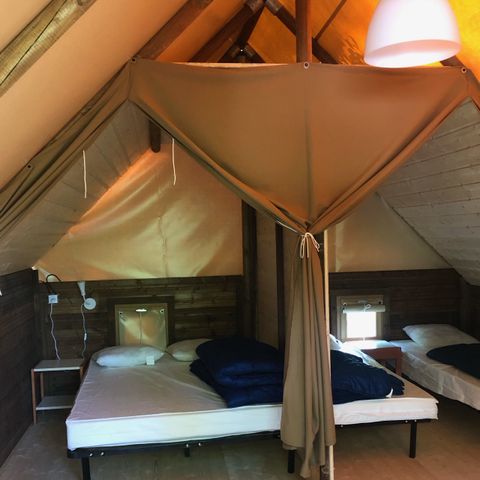 Tenda in tela e legno 4 persone - Tenda Amazon da 2/4 persone