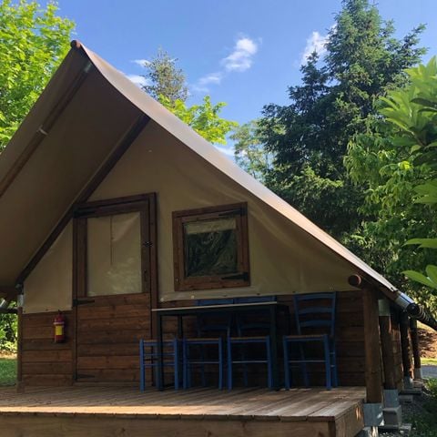 CANVAS AND WOOD TENT 4 people - 2/4 person Amazon tent