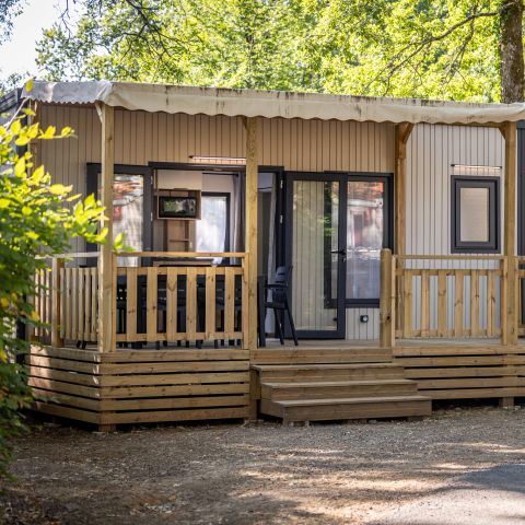 Stacaravan 6 personen - Comfort-stacaravan met 3 slaapkamers en airconditioning