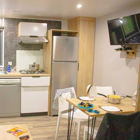 Mobilhome 5 personas - Mobil-home Privilège de 2 habitaciones con aire acondicionado