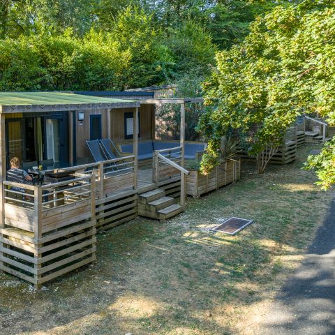 Stacaravan 6 personen - Stacaravan Privilège met 3 slaapkamers en airconditioning