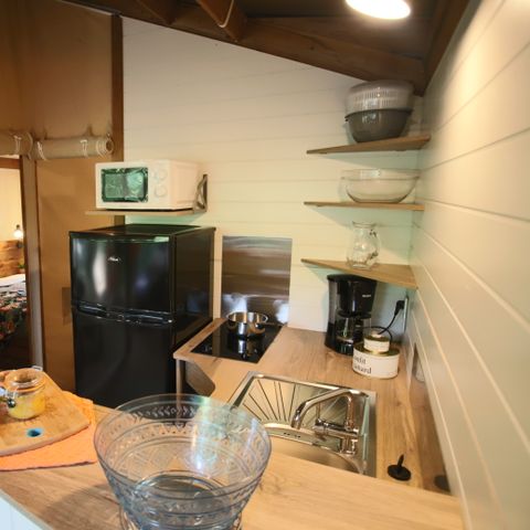 Lodge 5 personnes - Tente Eco-Lodge 2 chambres