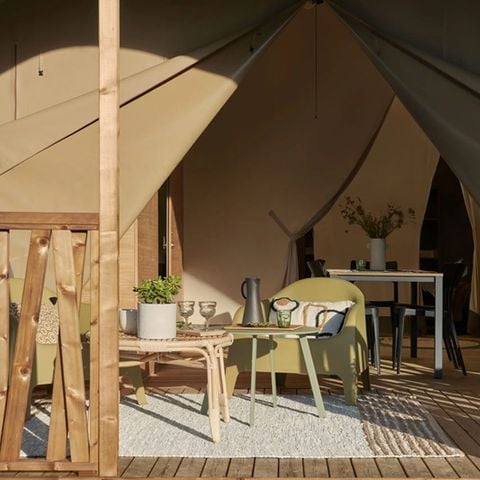 Lodge 4 personnes - Lodge 2 ch 4 pers (sans électricité)