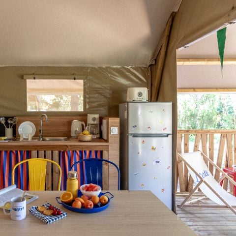Lodge 4 persons - Lodge 2bed 4 pers. with electricity