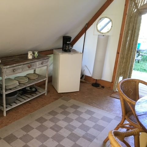 Zelt 4 Personen - Trapper ausgestattet