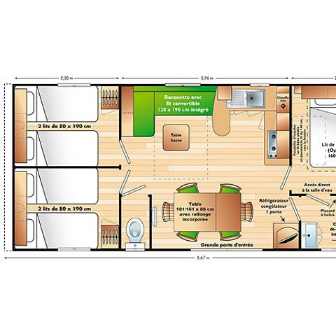 CASA MOBILE 6 persone - Famiglia classica 6