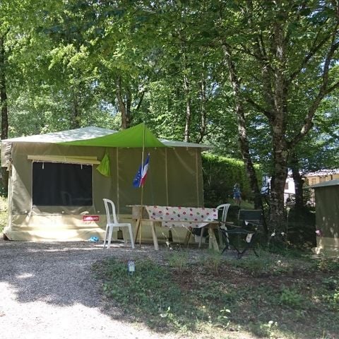 TENDA IN TELA E LEGNO 4 persone - Tenda Caribbean Lodge 4