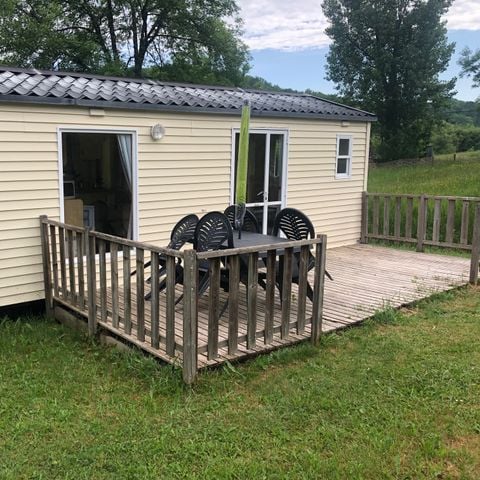Stacaravan 4 personen - SUNROLLER : - 2 Slaapkamers - Terras