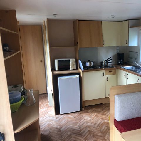 Stacaravan 4 personen - Stacaravan SUNROLLER : 2 Slaapkamers - Overdekt Terras - 4 pers