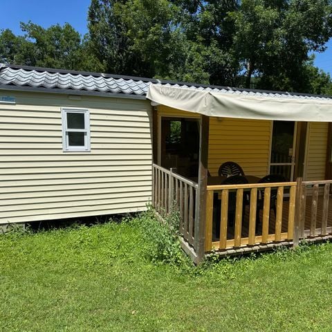 Stacaravan 4 personen - Stacaravan SUNROLLER : 2 Slaapkamers - Overdekt Terras - 4 pers