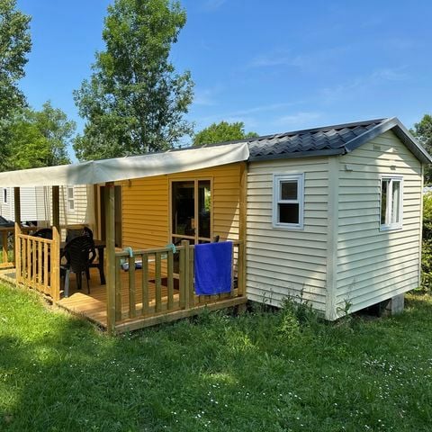 Stacaravan 4 personen - Stacaravan SUNROLLER : 2 Slaapkamers - Overdekt Terras - 4 pers
