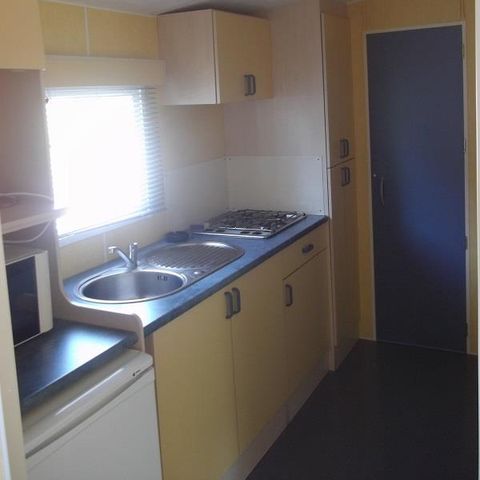 Mobilheim 5 personen - Mobilheim BLUE-BIRD: 2 Schlafzimmer - 2 Erwachsene + 3 Kinder - Großer Kühlschrank - Terrasse 2/5 Pers.