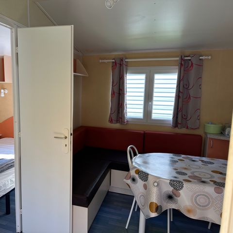Stacaravan 5 personen - Stacaravan LOUISIANE : 2 Slaapkamers - Overdekt terras - 4 ads + 1enft - Grote koelkast 4/5 pers