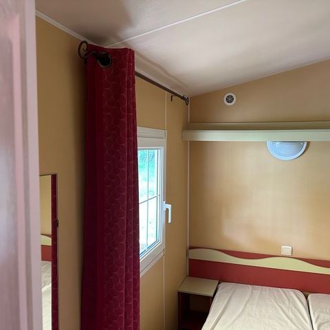 Stacaravan 6 personen - Stacaravan TEXAS : 3 Slaapkamers - TV - Grote Koelkast - Overdekt Terras - 6 Slaapplaatsen