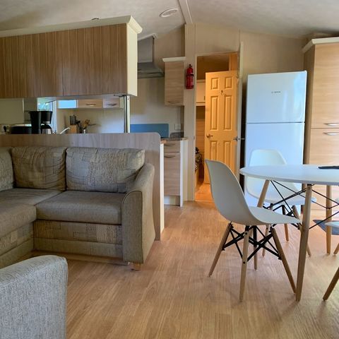 MOBILE HOME 4 people - Mobil-Home COTTAGE : 1 Suite + 1 Bedroom - Fireplace - TV - Large Fridge - 4 pers