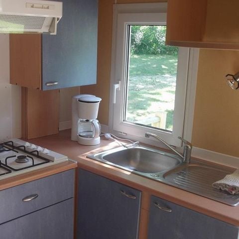 BUNGALOW 4 personnes - Mobil-Home WATIPI : 2 Chambres - 2 ads + 2 enfts - Terrasse couverte 2/4 pers