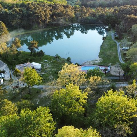 Mobilheim 4 Personen - Mobilheim Essentiel Blick auf den Teich 2 Schlafz.