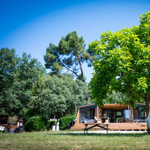 CHALET 4 personnes - Chalet premium 2 chambres 2 salles de bains face a l'etang 1/4 pers