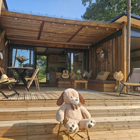 CHALET 4 personas - Chalet premium 2 chambres 2 salles de bains face a l'etang 1/4 pers