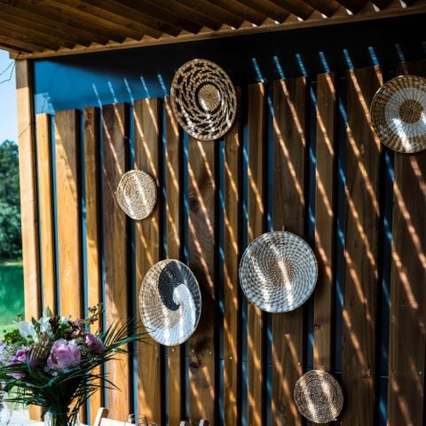 Chalet 4 persons - Chalet premium 2 chambres 2 salles de bains face a l'etang 1/4 pers