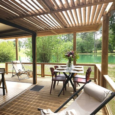 Chalet 5 persons - Chalet Premium double exposure facing the pond 1/5 pers