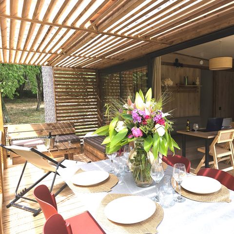 CHALET 5 persone - Chalet Premium doppia esposizione di fronte al laghetto 1/5 pers