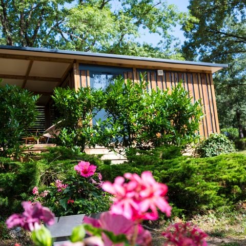 Chalet 2 persons - Chalet premium Duo overlooking the pond 1/2 pers