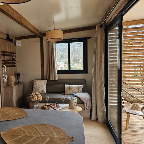 CHALET 2 personas - Chalet premium Duo con vistas al estanque 1/2 pers