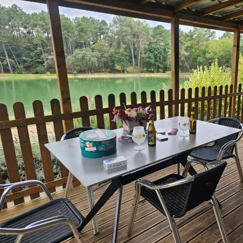 Chalet 4 persons - Chalet in front of the pond 1/4 pers. 1/4 pers.