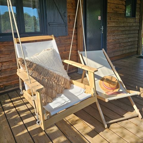 Chalet 4 personen - Chalet voor de vijver 1/4 pers. 1/4 pers.