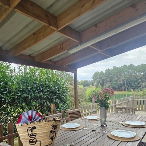 Chalet 5 persons - Chalet 1/5 pers with pond view. 1/5 pers
