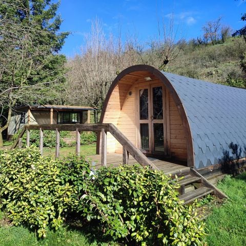 TENTE TOILE ET BOIS 3 personnes - Cabane en bois MégaPod