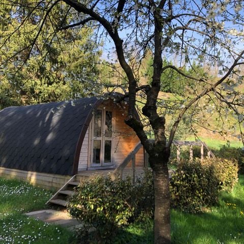 Safaritent 3 personen - Houten hut MegaPod