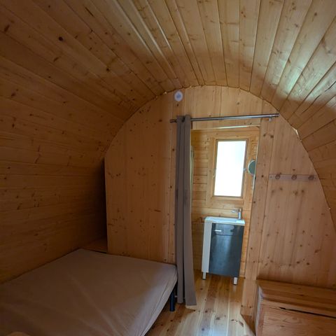 Tente en toile et en bois 3 personnes - Cabane en bois MégaPod
