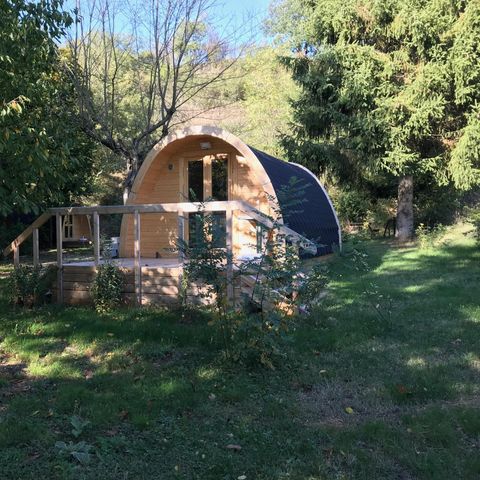 SafariZelt 3 Personen - Holzhütte MegaPod