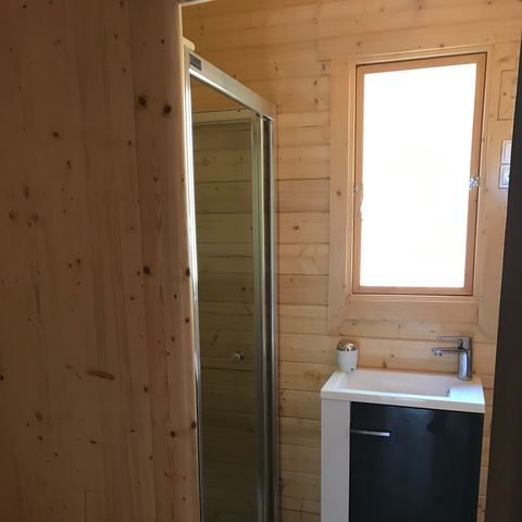 Safarizelt 3 personen - Holzhütte MegaPod