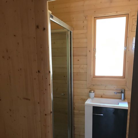 Tente en toile et en bois 3 personnes - Cabane en bois MégaPod