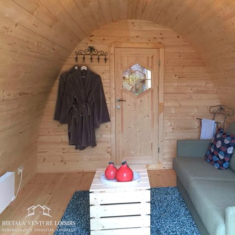 Safaritent 3 personen - Houten hut MegaPod