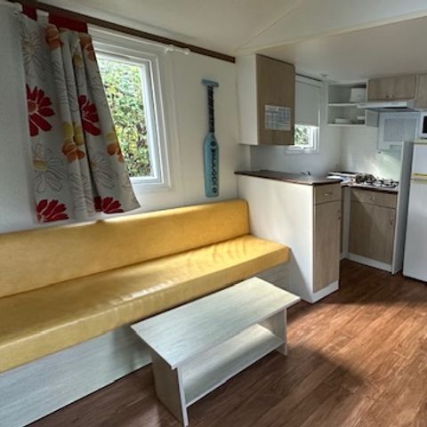 Mobile home 4 persons - Aqua: 2 bedrooms, sleeps 4, semi-covered terrace (with shade sail), TV