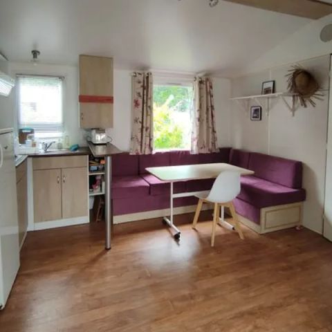 Mobile home 6 persons - Aqua Mobile Home: 2 bedrooms, sleeps 4–6, semi-covered terrace, TV